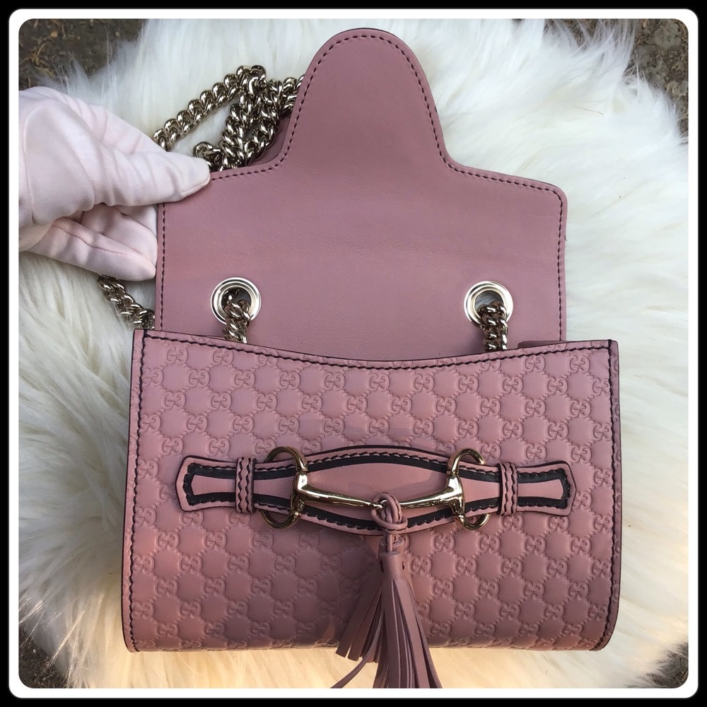 ❌SOLD❌Gucci Emily chain Microguccissima bag - Picture 8 of 14